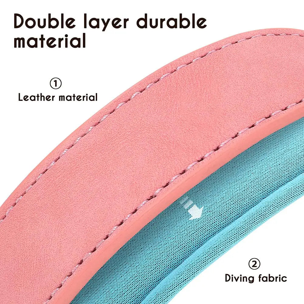 Customized Leather Dog Collar Leash Set Soft Padded Leather Collar For Small Medium Large Dogs With Free Engraved Nameplate Beauty World Shop