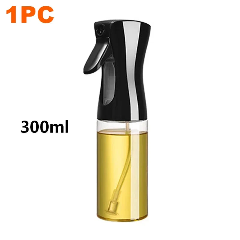 200/300/500ml Oil Spray Bottle BBQ Cooking Olive Oil Sprayer Plastic Baking Oil Spray Empty Bottle Vinegar Bottle Or  Oil brush Beauty World Shop