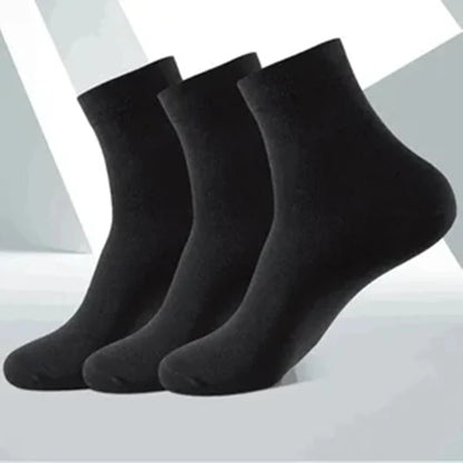10/5/3pairs Breathable Con Sports Stockings Men Bamboo Fiber Autumn and Winter Men Socks Sweat Absorption Deodorant Business Sox Beauty World Shop