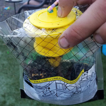 1-30Pcs Hanging Fly Trap Disposable Fly Catcher Bag Mosquito Trap Catcher Fly Wasp Insect Bug Killer Flies Trap for Outdoor Beauty World Shop