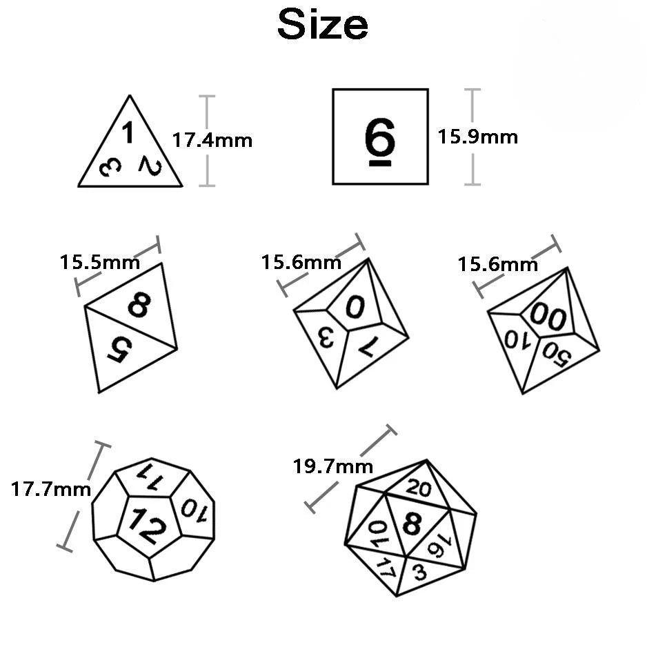 Dormia Dice DND Accessories Opaque White Acrylic Polyhedral Dice Set With Special Blood Effect For Table Board Role Playing Game Beauty World Shop