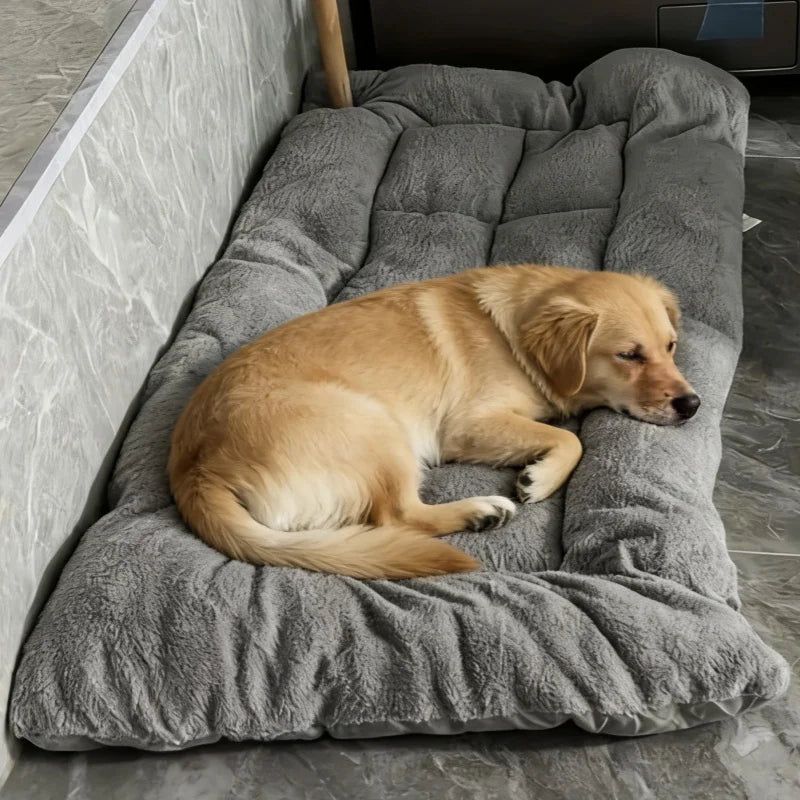 Extra Large Plush Dog Bed Sofa Thickened Super Soft Polyester Pet Mat Dog Crate Mat Bed For Small Medium Large Dog Bed Beauty World Shop