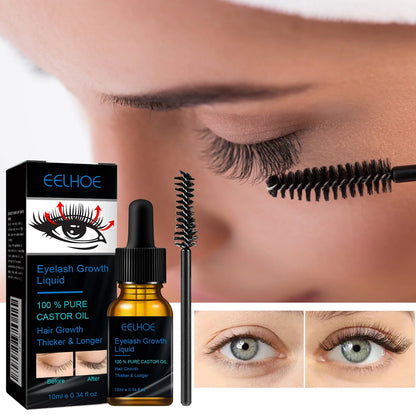 Eyebrows Natural Thick Slender Curl Curl Moist Natural Castor Oil Growth Liquid Serum Extension Eyelash Female Makeup Product Beauty World Shop