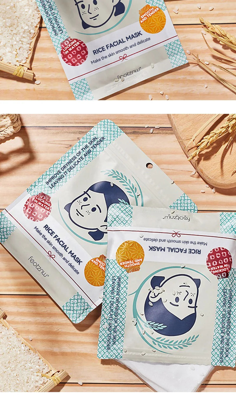 Fadinne Rice Mask — Hydrating, Moisturizing, and Water-Locking Formula for Soft and Supple Skin Beauty Trend Shop