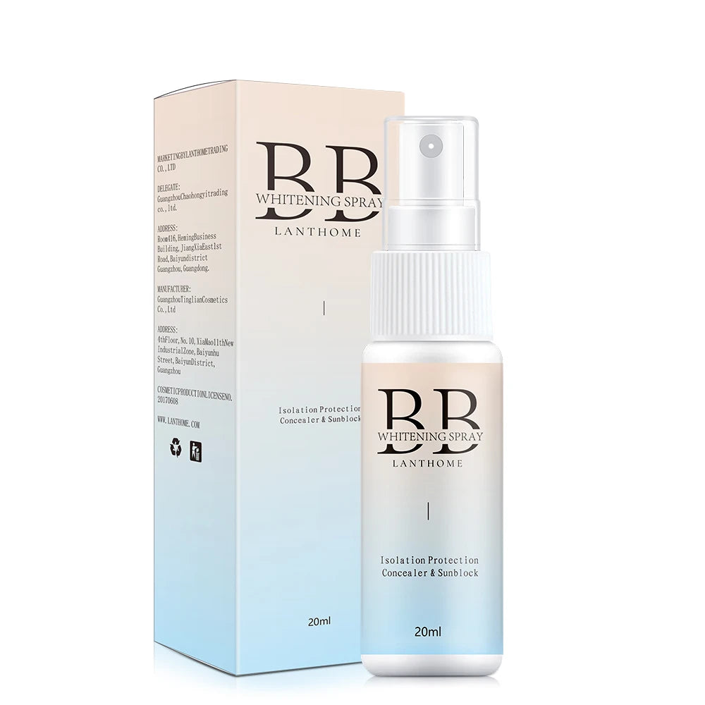 BB Whitening Spray Skin Brightening Moisturizing BB Cream Face Foundation Nourishing Skin Care Beauty Cosmetics Beauty World Shop