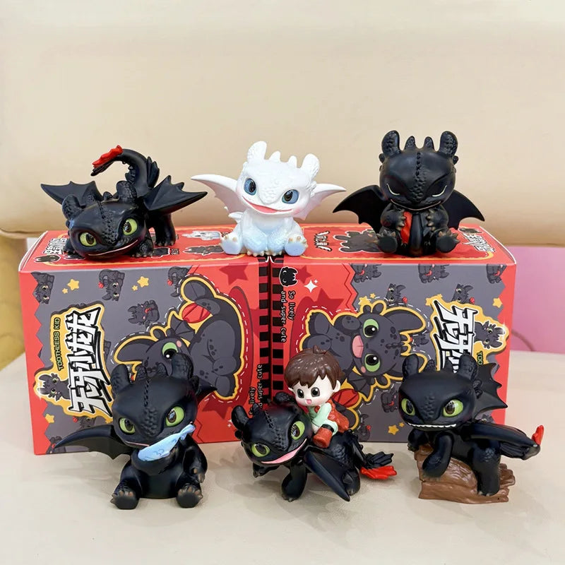 Hot Cute Cartoon Characters How To Train Your Dragon Toothless Series Of Creative Model Desktop Decoration Car Decoration Gift Beauty World Shop