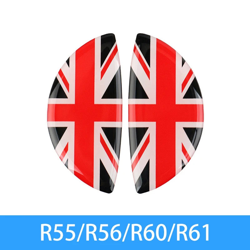 2PCS Car Door Wrist Handles Anti Scratches 3D Stereo Protective Sticker For BMW MINI ONE Cooper S CLUBMAN R55 R56 R60 R61 Decals Beauty World Shop