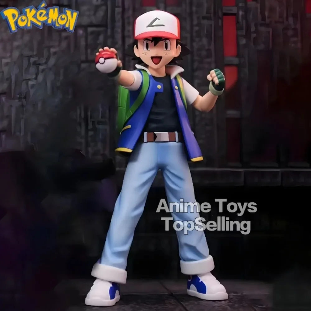 13cm/5.1in Anime Pokemen Figure Ash Ketchum Action Figures Pvc Collection Model Toys for Gifts Beauty World Shop