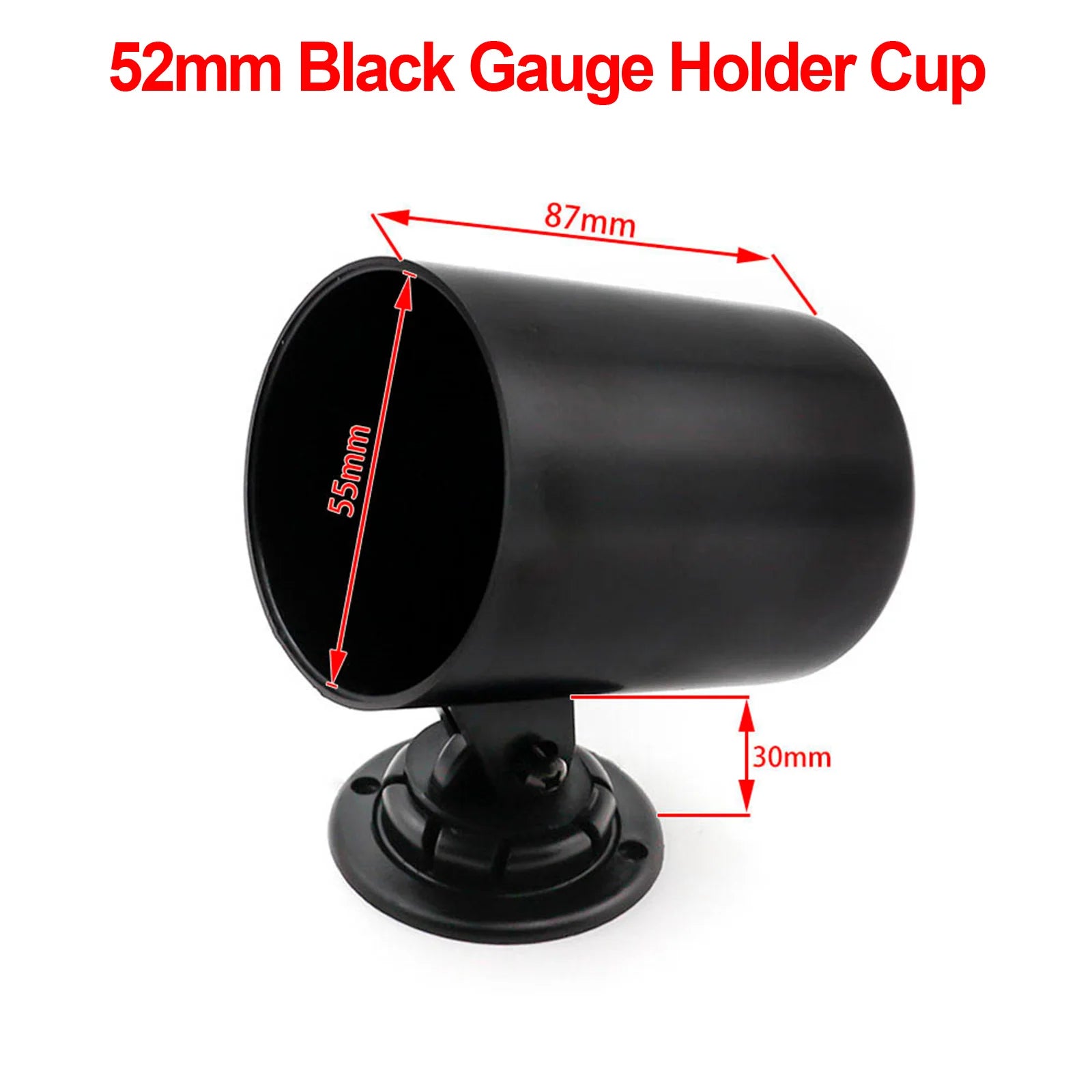 Universal 2INCH Car auto Gauge Holder 52mm manometer support Car Gauge Pod for Left Right Drive Car for 2 Inch 52mm Gauges Beauty World Shop