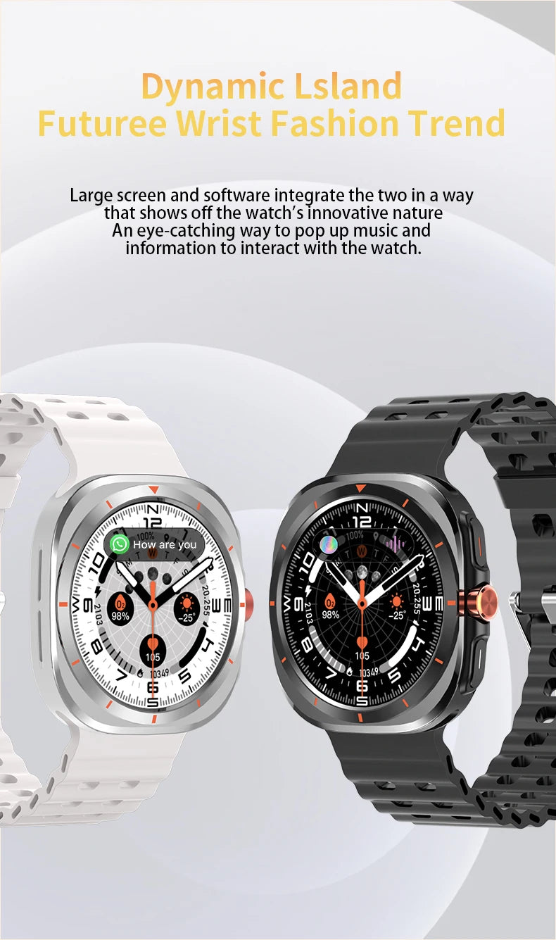 G.L Wear 2025 New Smartwatch for Men Heart Rate Monitoring Bluetooth Calling Fitness Tracking Pedometer Men's Smartwatch Beauty World Shop