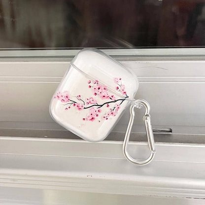 Clear TPU Sakura Custom   Cases For Airpods pro2  Fashion Silicon Headphone Earphone Cover For AirPods 3 case