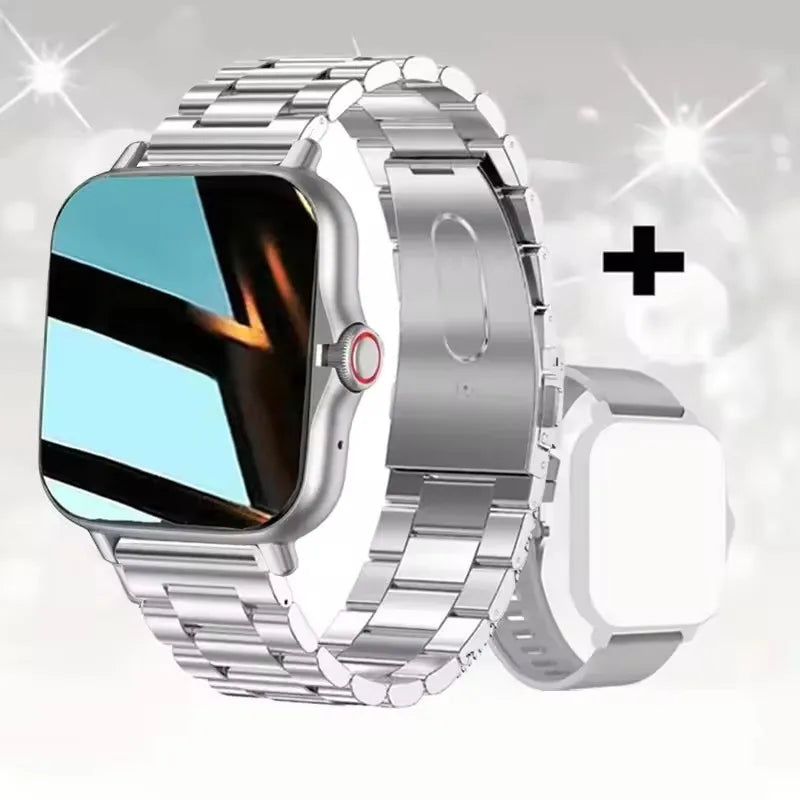 2024 Smart Watch Android Phone 1.44'' Inch Color Screen Bluetooth Call Blood Oxygen/Pressure Monitoring Smart Watch Women Men Beauty World Shop