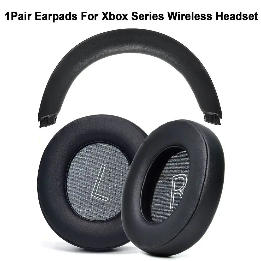 1Pair Headphones Ear Pads Cushion Covers Earmuffs Replacement For Xbox Series X/S One Wireless Headset Accessories Repair Parts