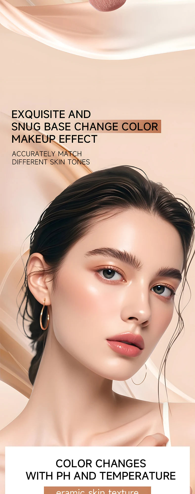 O'CHEAL Temperature Changing Foundation Stick Facial Coverage Blemishes Pores Double-Headed Face Matte Makeup Foundation Cream Beauty World Shop