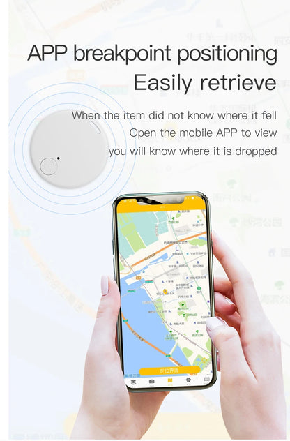 Mini GPS Locator AntiLost Alarm Wallet Keychain Smart Tag Bluetooth-Compatible Tracer Keychain Dog Pet Child Tracker Key Finder Beauty World Shop