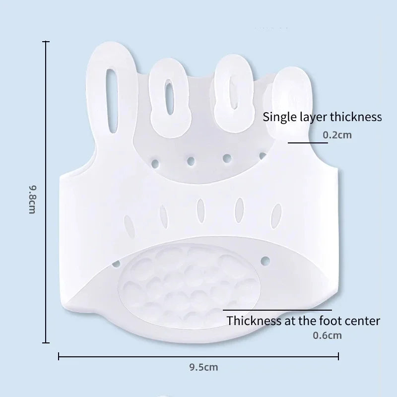 2pieces=1pair Gel Silicone Bunion Corrector Toe Separators Forefoot Pads Orthopedic Braces Orthotic Hallux Valgus Spacers Beauty Trend Shop
