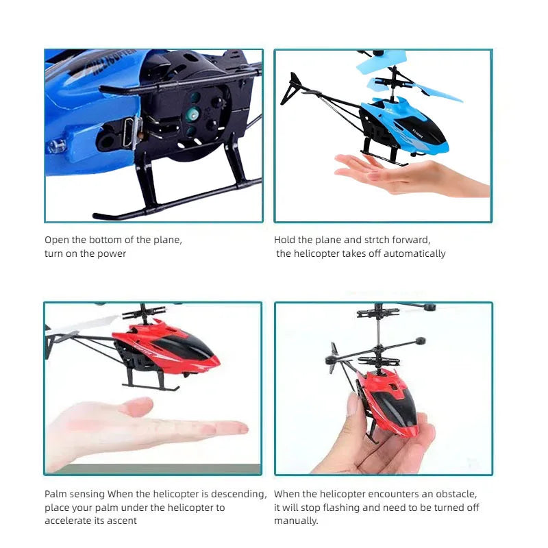 Rechargeable Mini RC Drone Remote Safe Fall-resistant RC Helicopters Drone Children Toys Beauty World Shop