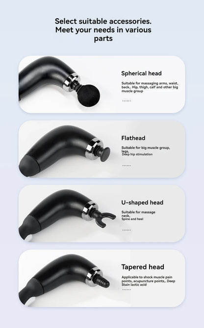 2025 New Smart Fascia Gun Electric Massager Massage Hammer Electric Fascia Gun Home Handheld Hammer Back Artifact Christmas Gift Beauty World Shop