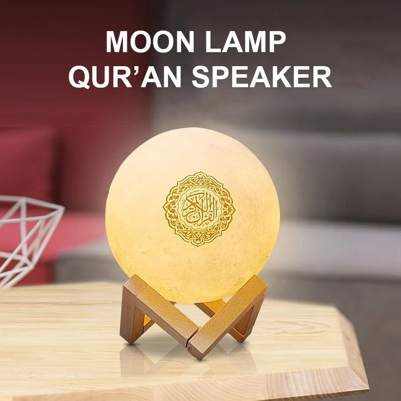 Holy Mini Bright Muslim Night Light Quran Lamp Box Koran Gift Azan Wireless Bluetooth Speaker Sound Portable Blutooth Music Home