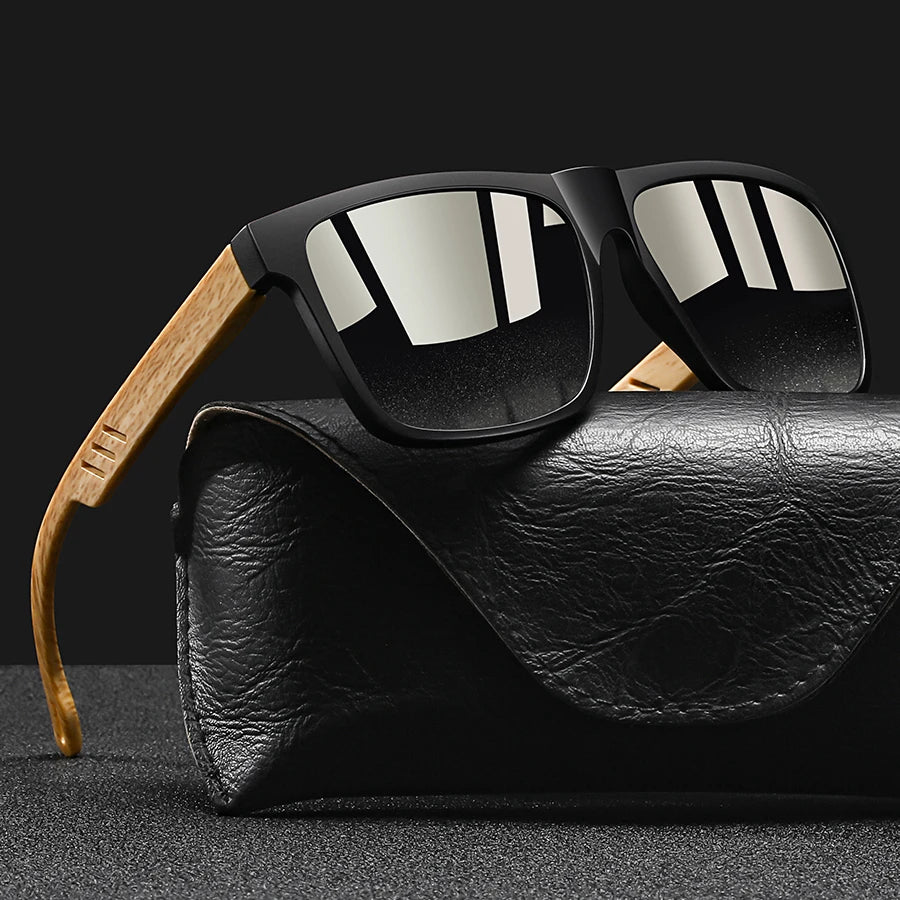 Fashion Vintage Square Square Frame Sunglasses Men Women Fishing Driving Man Luxury Brand Designer Sun Glasses  Eyewear Beauty World Shop