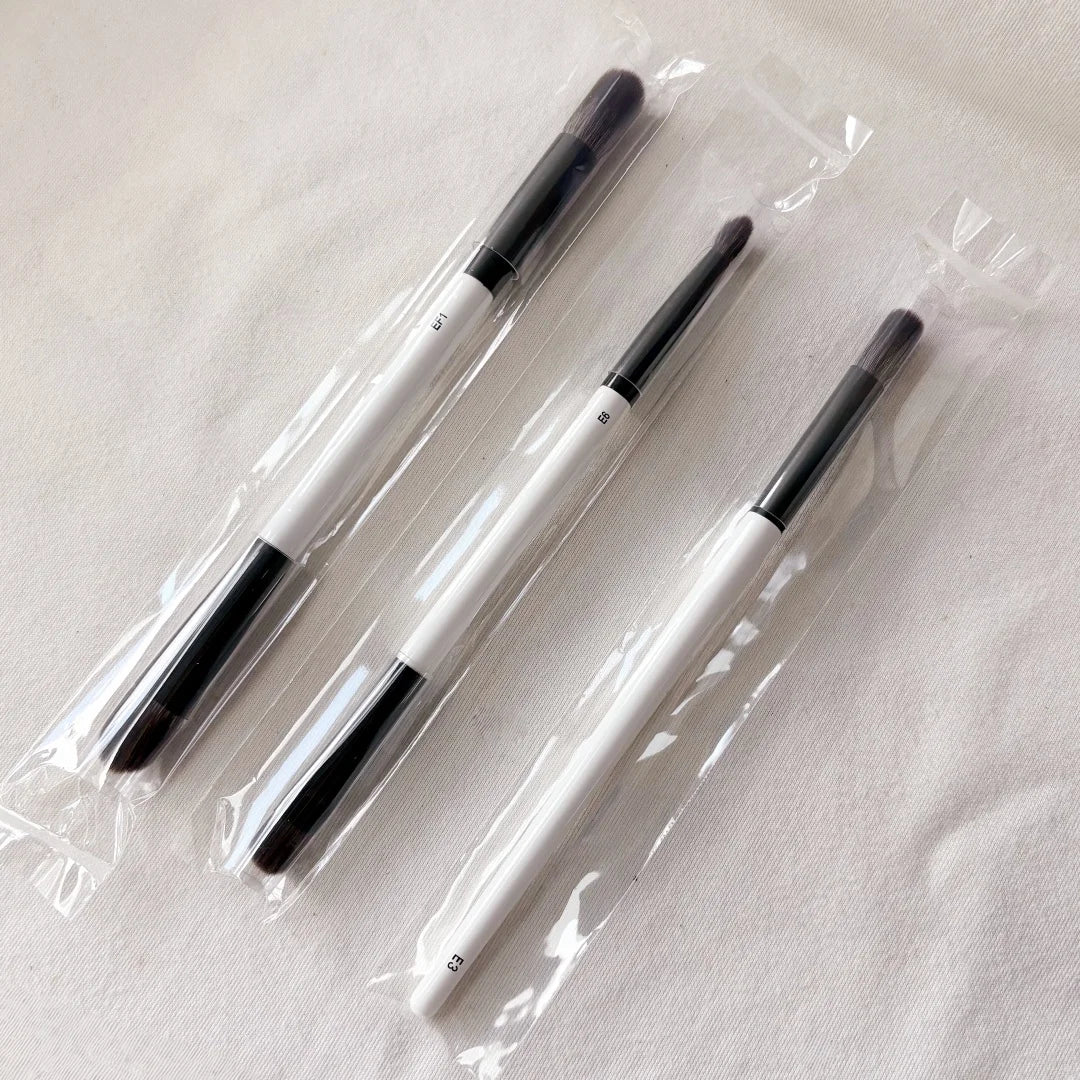 F4 Dual-Ended Foundation Face Brush Double-ended Powder Blush Contour and Eyeshadow Concealer Makeup Brushes Beauty World Shop