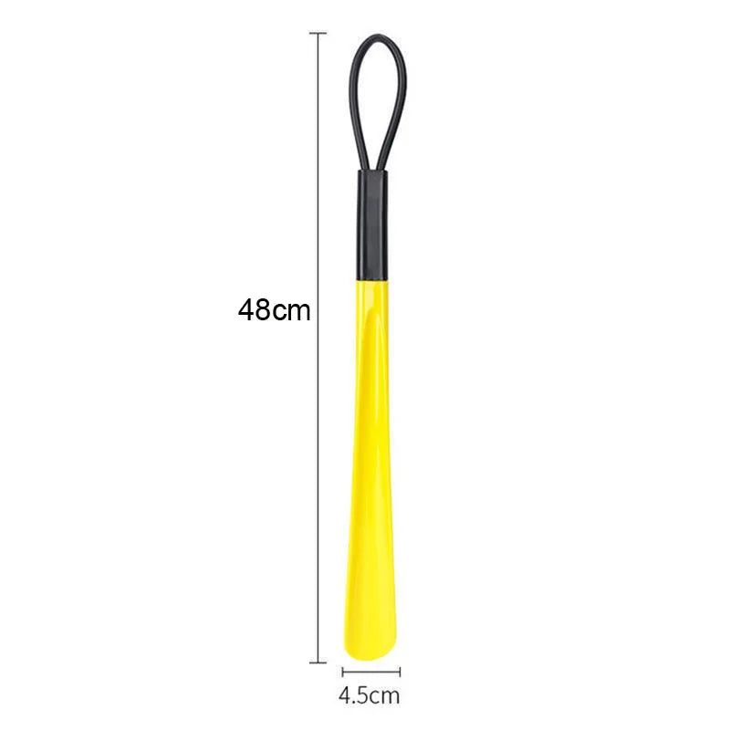 1pc Extra long flexible plastic shoe horns do not require bending durable shoe spoons for pregnant women wearing shoe assistants Beauty World Shop