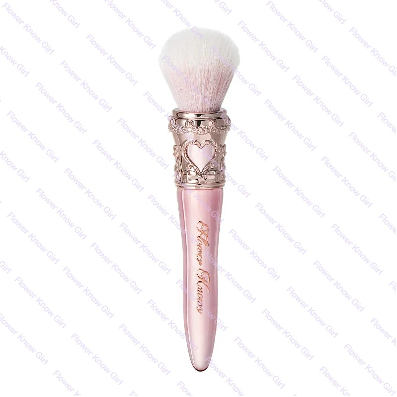 Flower Knows The Sweetie Bear Rounded Blush Brush  Loose Powder makeup Brushes Beauty World Shop