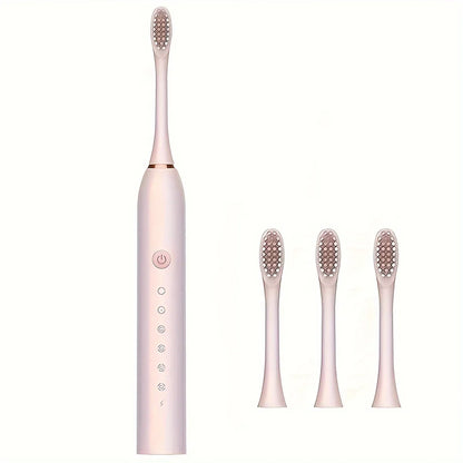 Six-Speed Automatic Electric Toothbrush Adult & Children's Universal Soft Bristle Charging Smart Toothbrush for All Ages Beauty World Shop