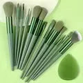 Professiona 13PCS Makeup Brushes Set Foundation Eyeshadow Blush Powder Blending Soft Fluffy Cosmetic Full Set Female Makeup Tool Beauty World Shop