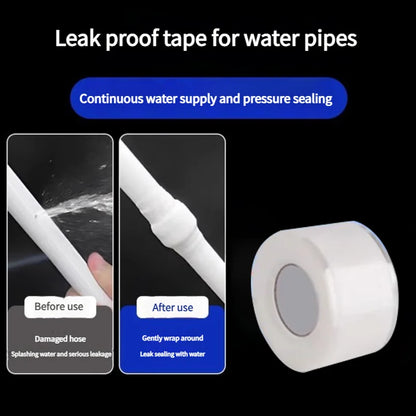 Insulating pipe tape with super waterproof, leak-stopping, sealing and repair performance is suitable for silicone kitchens Beauty World Shop