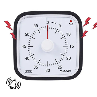 Yunbaoit VT01 Upgraded 60 Minute Visual Timer with Protective Case Silent Countdown Timer for Kids Beauty World Shop