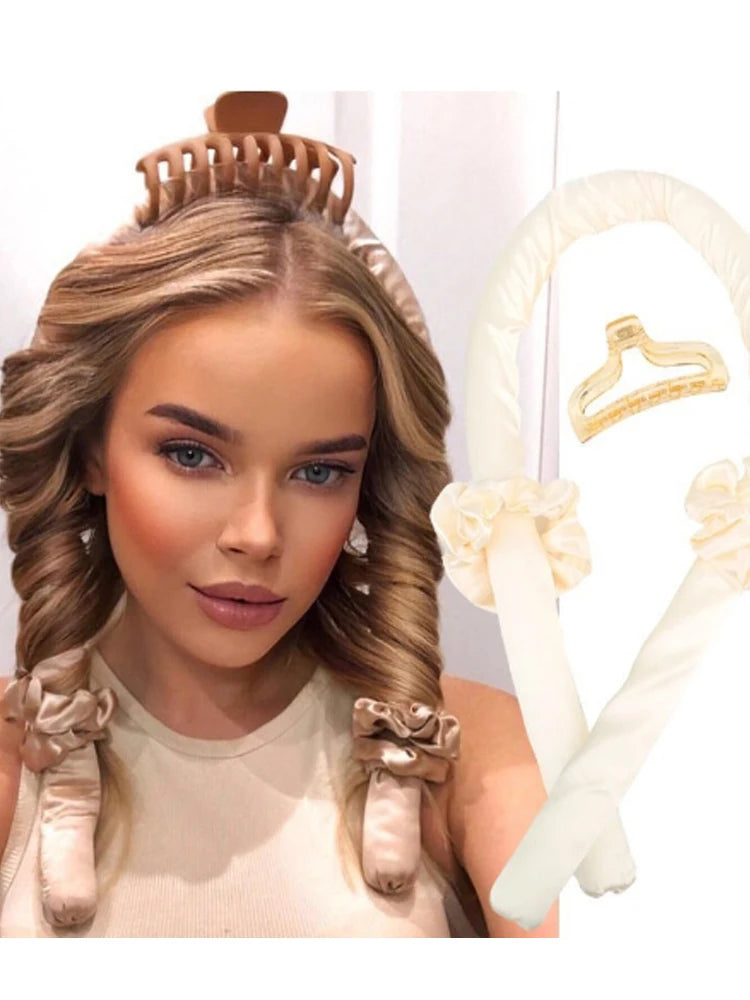 Foam No Heat Sleeping Curling Iron Hairdressing Big Wave Curling Iron Lazy Curl Wave Styler DIY Hair Styling Tools Hair Styling Beauty World Shop