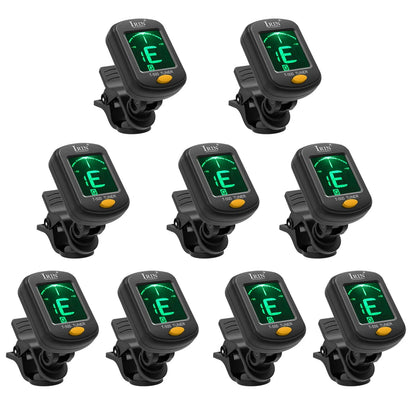 IRIN T-500 Guitar Tuner Rotatable Clip-on Tuner LCD Display for Chromatic Acoustic Guitar Bass Ukulele Guitar Parts & Accessory Beauty World Shop