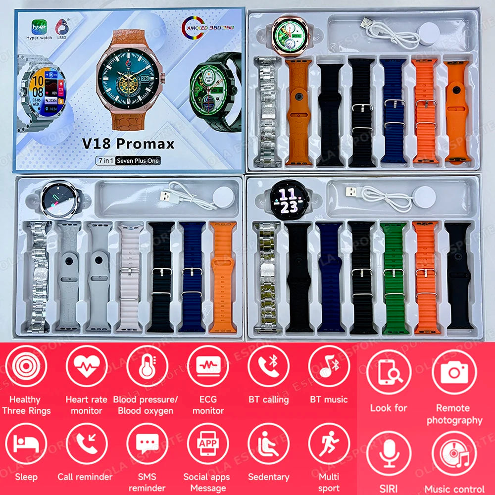 New Fashion Smart Watch 2025 Bluetooth Call Man Woman Heart Rate Health Monitoring Sports Waterproof Smartwatch for Android IOS