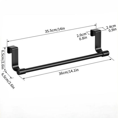 Wall Mounted Kitchen Cabinet Towel Rack - A Space Saving Cloth Rack Suitable for Homes and Bathrooms,No Drilling Required Beauty World Shop