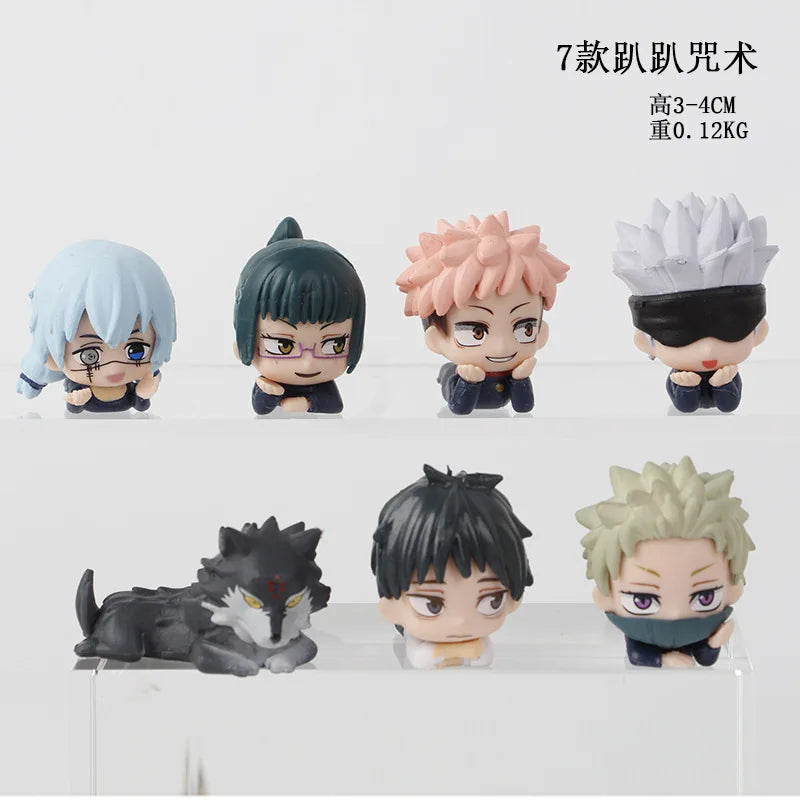 New Anime Kaisen Figure Q Version Gojo Satoru Itadori Yuji Blind Box Cute Action Figure Desktop Decor Model Toy Gift For Fans Beauty World Shop
