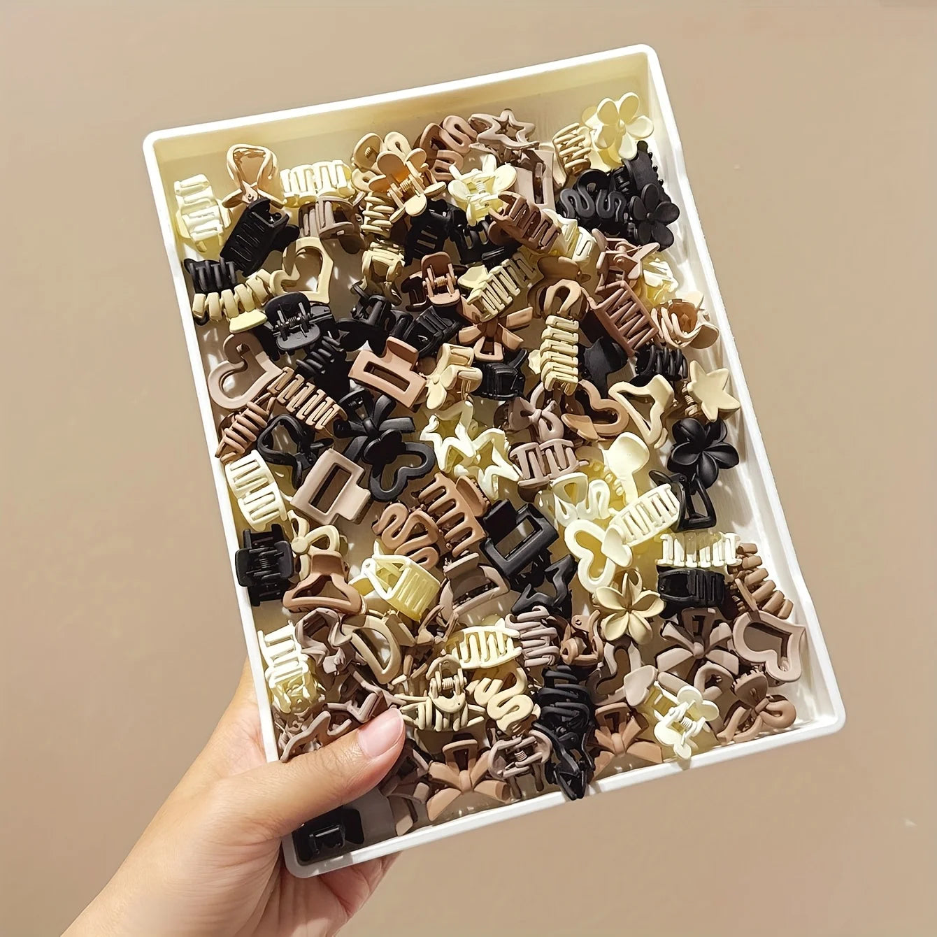 5/10/20/30pcs Beige Mixed Pack Small Clips, Cute Girl Accessories - Perfect for Daily Use, Special Occasions, or Travel Gifts Beauty World Shop