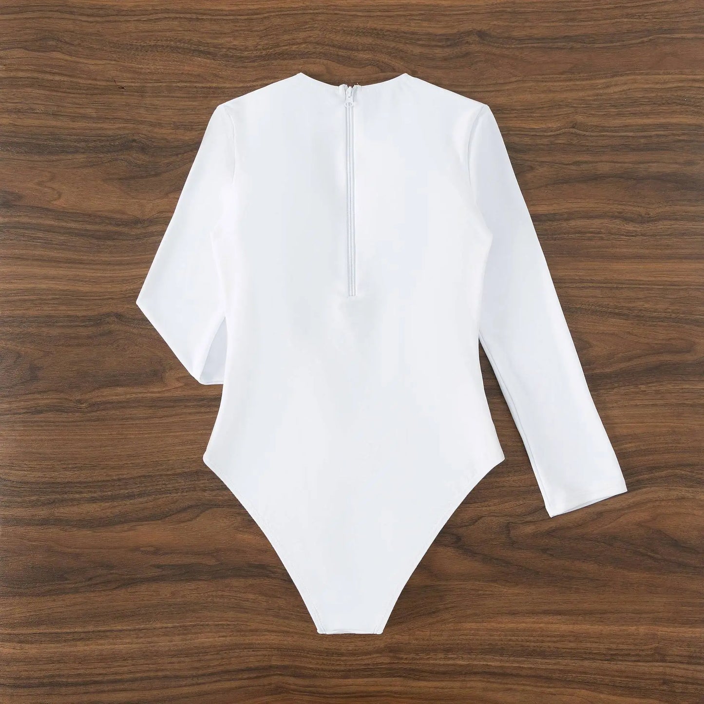 New Patchwork One-Piece Swimsuit Long Sleeve Swimwear Sports Backless Women's Swimming Bathing Suit Beach Wear Bather Surfing Beauty World Shop