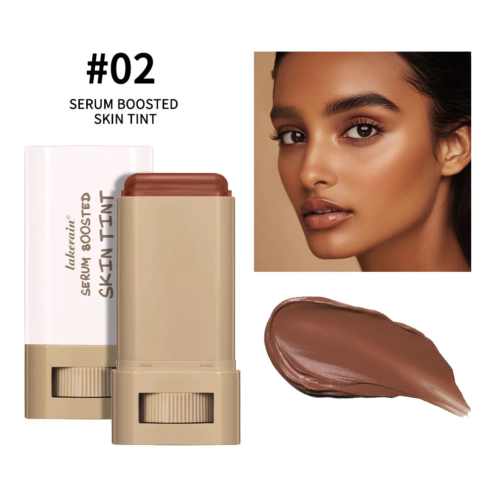 Skin Tint Stick Waterproof Nourishing Solid Tinted Serum Foundation Skin Tint Balm Face Tinted Face Contour Stick Makeup Beauty World Shop