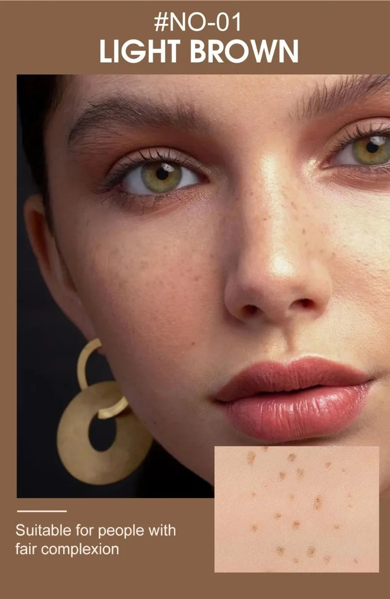 1PC Face Fake Freckles Pen Natural Waterproof Lifelike Fake Freckles Pen for Long Lasting Look Dot Spot Pen Makep Tool Cosmetic Beauty World Shop