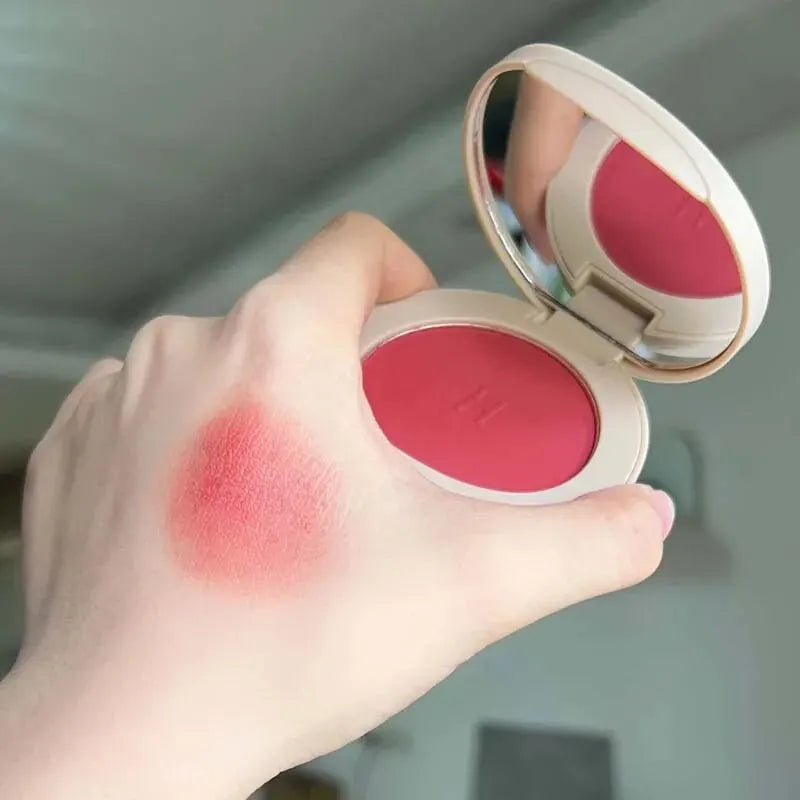 HERORANGEHR526 Monochromatic Blush Is Waterproof, Sweat-proof, Colorfast, and Durable. Six Colors Are Available. Beauty World Shop