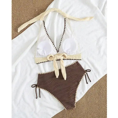 Sexy High Waist Bikinis Women's Swimwear Female Swimsuit For Swim Wear Bathing Suits Brazilian Bikini Set Beachwear Pool Bather Beauty World Shop