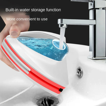 2024 Household Office Special Window Cleaner Magnetic Glass Window Cleaning Tool Automatic Water Discharge Double-layer Wiper Beauty World Shop