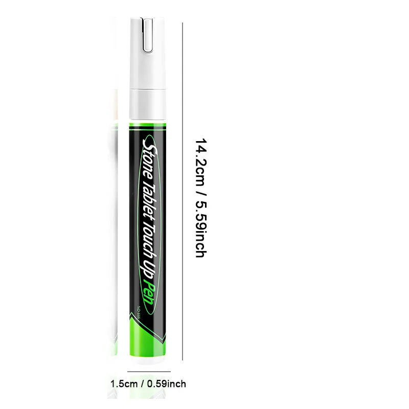 Golden Tombstone Marker Inscription Restoration Pen,  Weatherproof Tracing Pen Quick-Dry Touch Up Paint Pen for Granite Stone Beauty World Shop