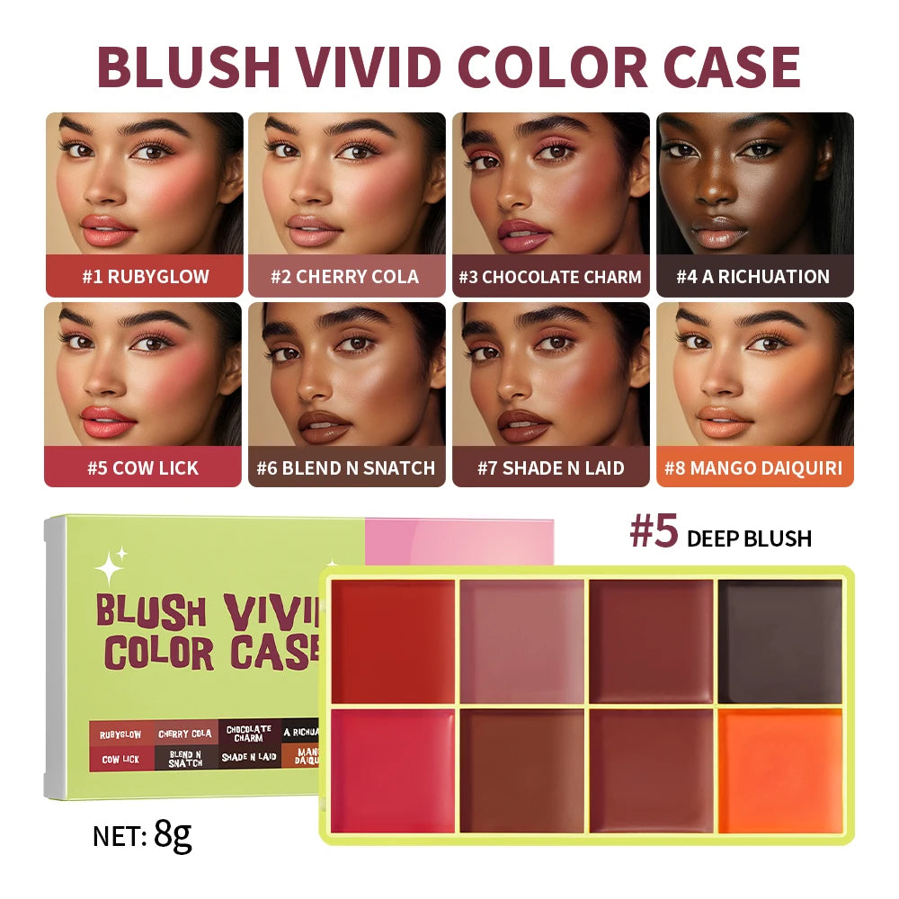 Curve Case Cream Eyebrow Cream Blush Highlighter Palette Matte Shimmer Finishes Shadow Tones Long-Lasting Cosmetics Beauty World Shop
