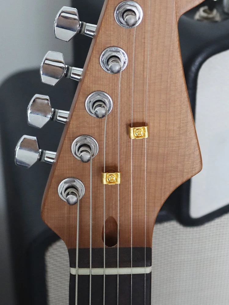 Electric guitar string buckle accessories, head lock, string stabilizer, butterfly shaped circular column suitable for ST/SQ/TL Beauty World Shop