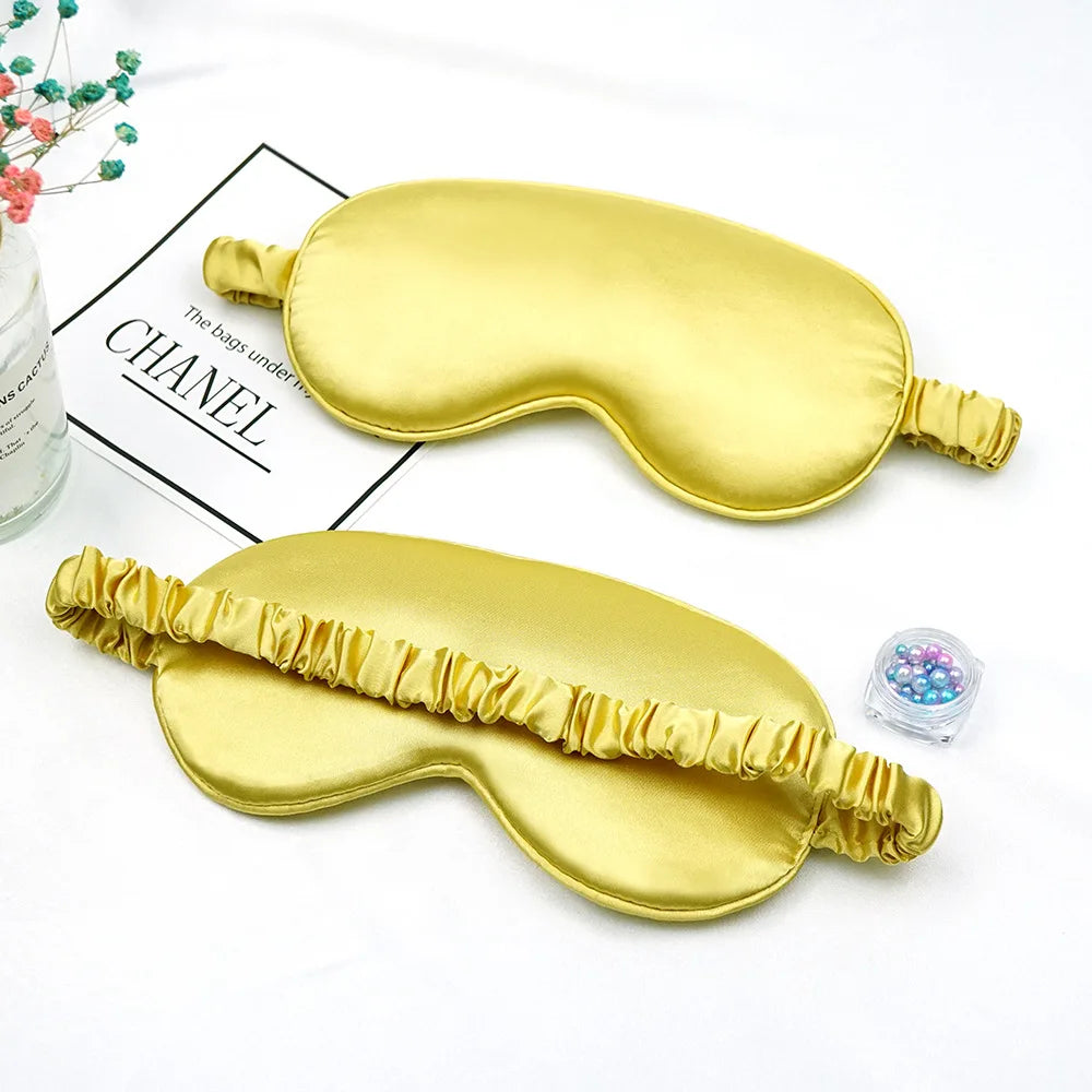 Imitated Silk Eye Patch Shading Sleep Eye Mask Eyepatch Travel Relax Cover Eyeshade Health Sleeping Shield Eye Care Tools Beauty World Shop