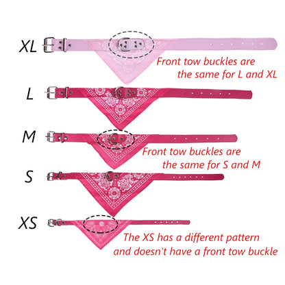 PU Cat Dog Collar with Scarf for Small Medium Dogs Chihuahua Corgi Puppy Adjustable Collars Pet Supplies accesorios para perros Beauty World Shop