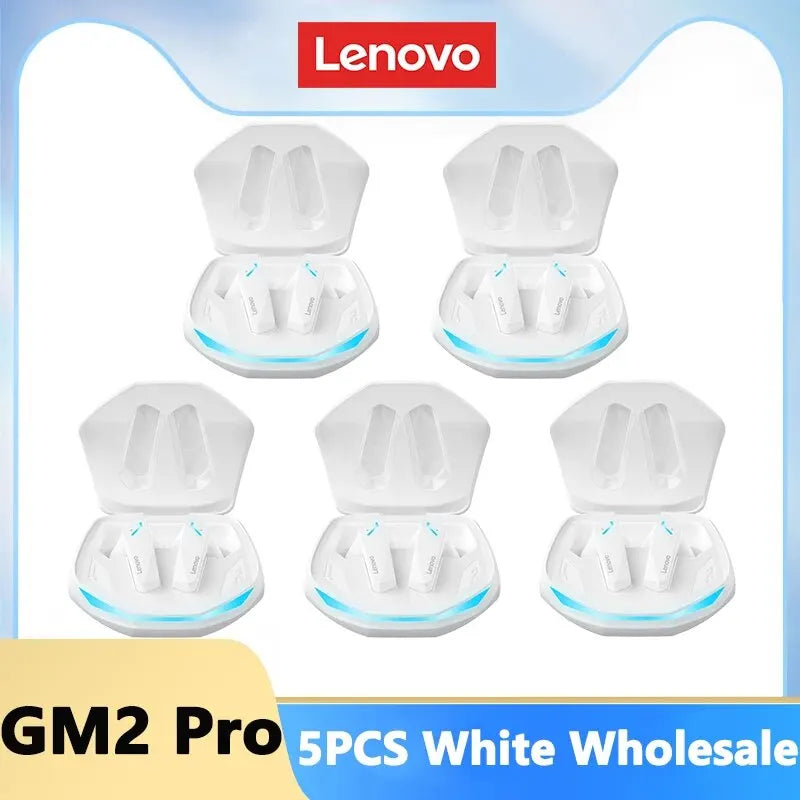 Choice Lenovo GM2 Pro Wireless Bluetooth 5.3 Earphones Gaming Low Latency Dual Mode Music Earbuds Sports In-Ear Headset With Mic Beauty World Shop