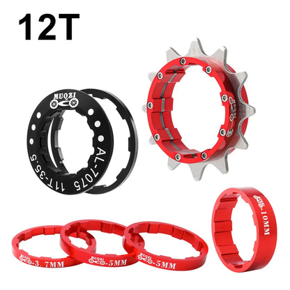 MUQZI Single Speed Cassette Cog 12T 13T 14T 15T 16T 17T 18T 19T 20T 21T 22T Bike Cassette Conversion Kit Beauty World Shop